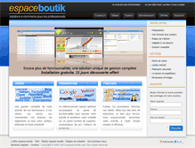 Tablet Screenshot of espace-boutik.com